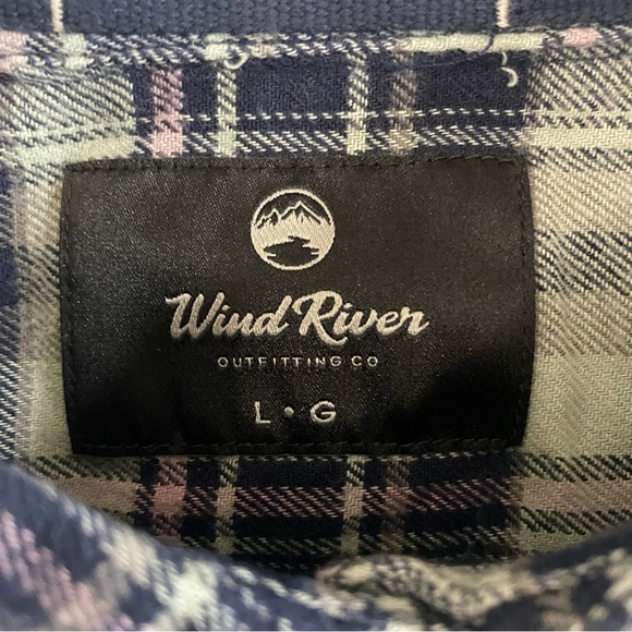 NWT Women's WindRiver Stretch Flannel Button Shirt Women's Large - Picture 5 of 9